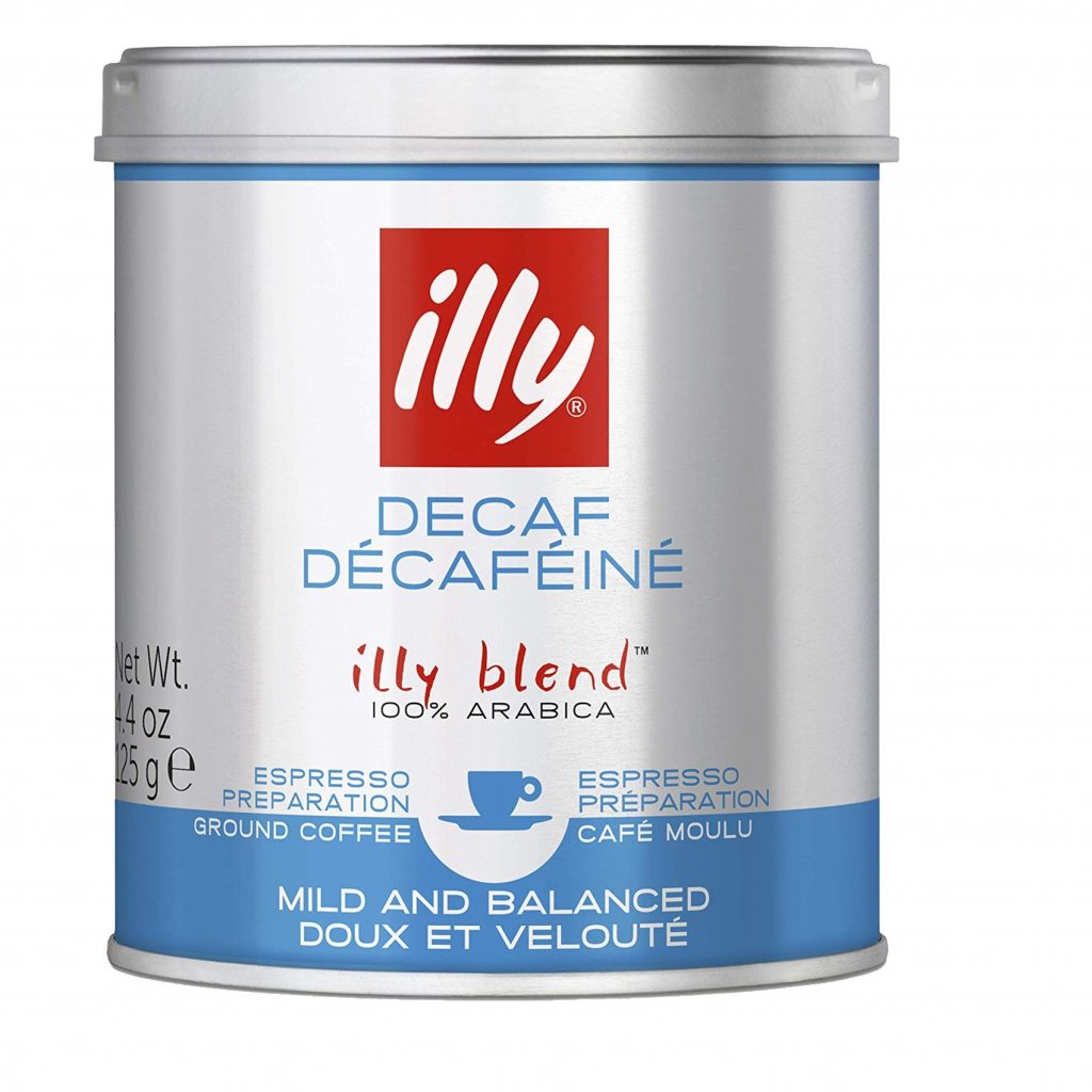 Cà Phê Bột Illy Coffee Decaffeinated Medium Roasted- 125gr Ground