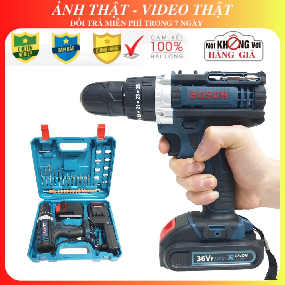 [HCM]máy khoan pin có búa- máy khoan pin bắn vít 36v Bosch GBH 36V-LI Chính hãng / Máy Khoan pin 36v Bosch 3 Chức năng Có Búa Tặng Kèm Bộ Phụ Kiện 24 Chi Tiết / Máy Khoan pin Bosch 36V 3 Chức năng Có Búa Tặng Kèm Bộ Phụ Kiện 24 Chi Tiết cao cấp