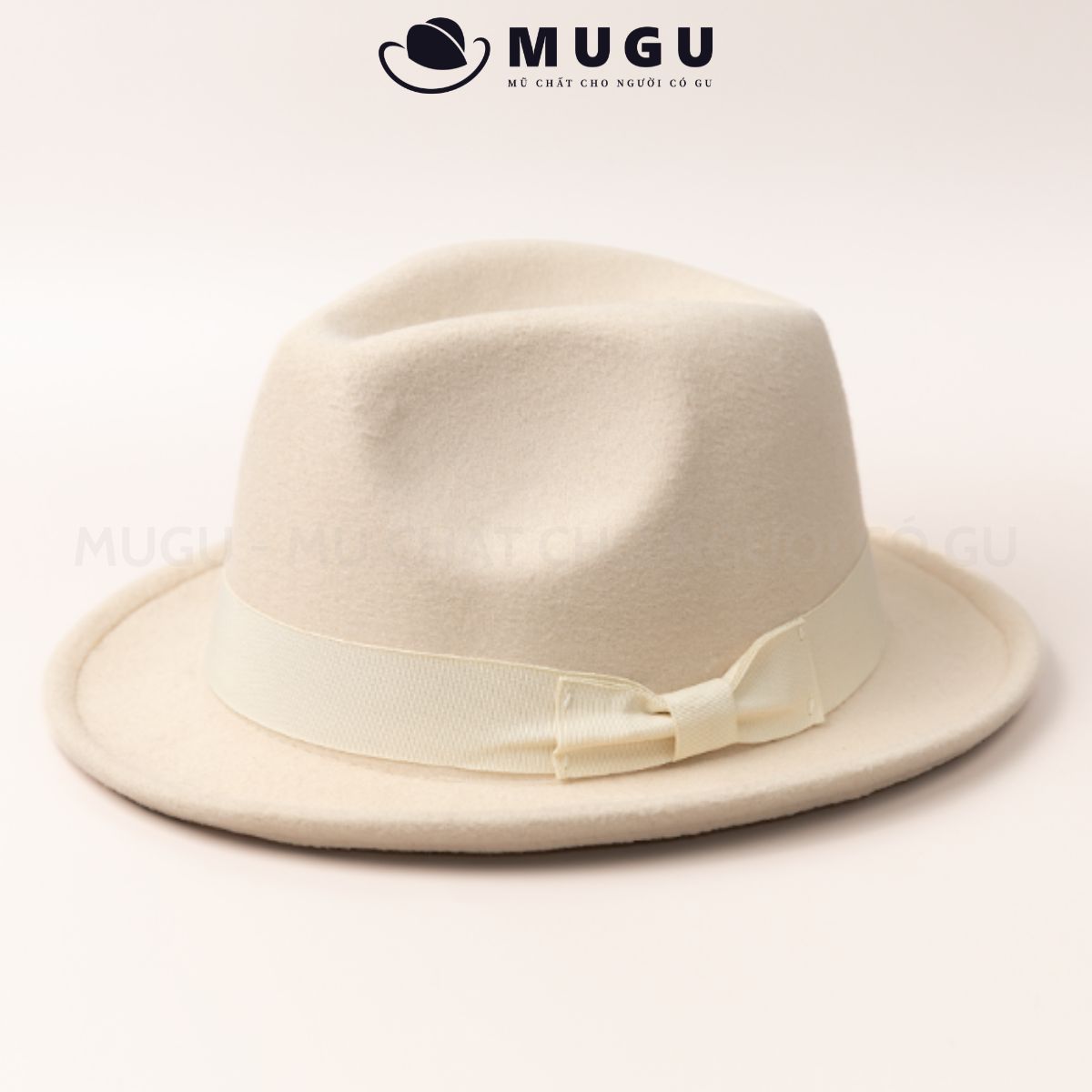 Mũ phớt nam trung niên fn34 - mũ fedora vành ngắn cao cấp | mugu