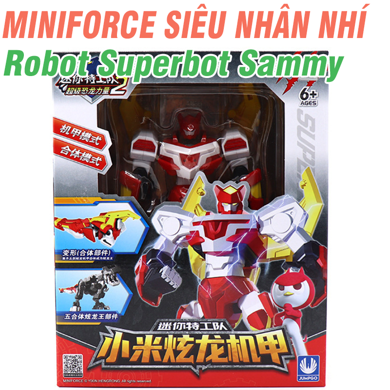 Mô hình robot superbot Sammy biệt đội siêu nhân nhí miniforce phần 2