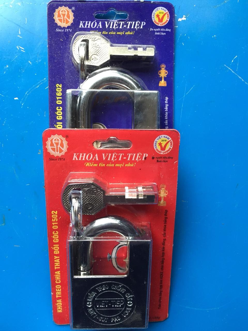 Khóa treo Việt tiệp 01502, khóa chống cắt cao cấp. khóa nhà. khóa đồ