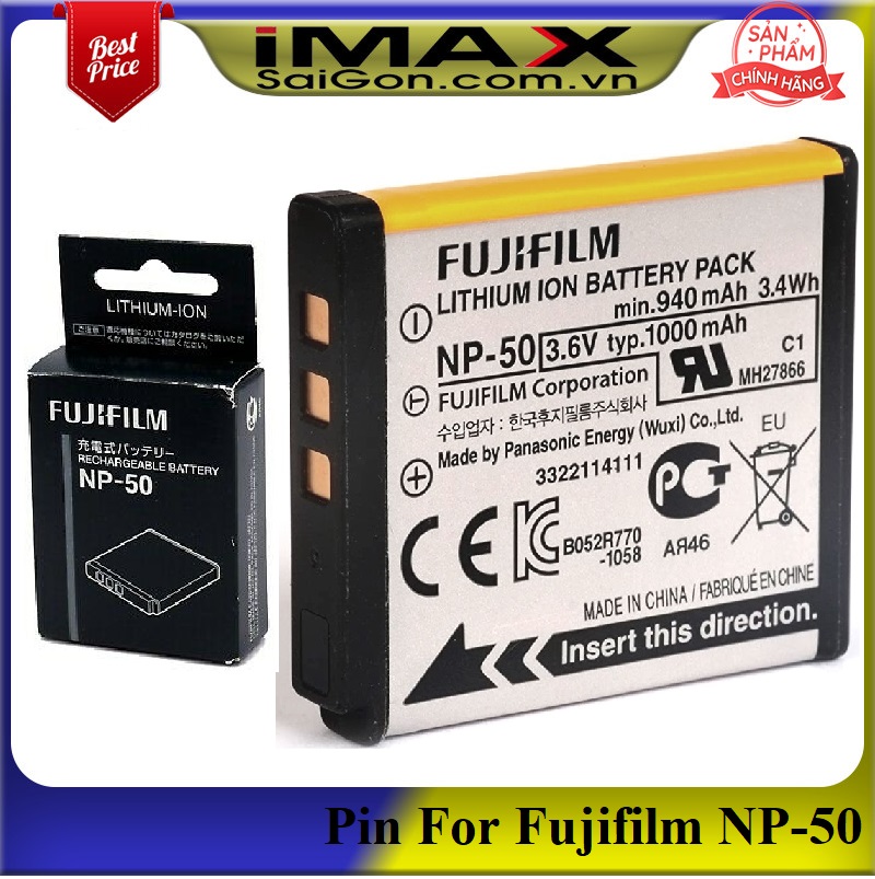 Pin thay thế pin máy ảnh Fujifilm NP-50