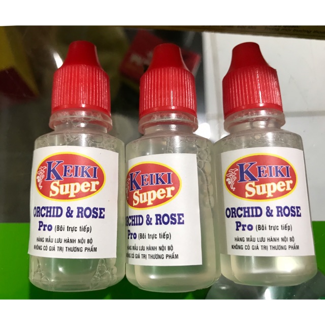 Chế phẩm keiki super - đỏ- 15ml. ra kie hoa lan. kích mầm cây con, kích ra mầm hoa lan.