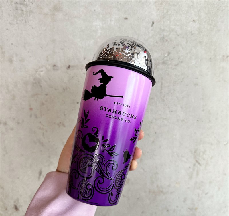|chính hãng| ly starbucks dome halloween giữ nhiệt 473ml