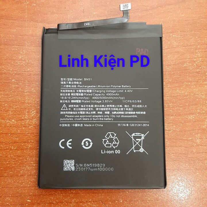 Pin xiaomi redmi 8 redmi 8a bn51