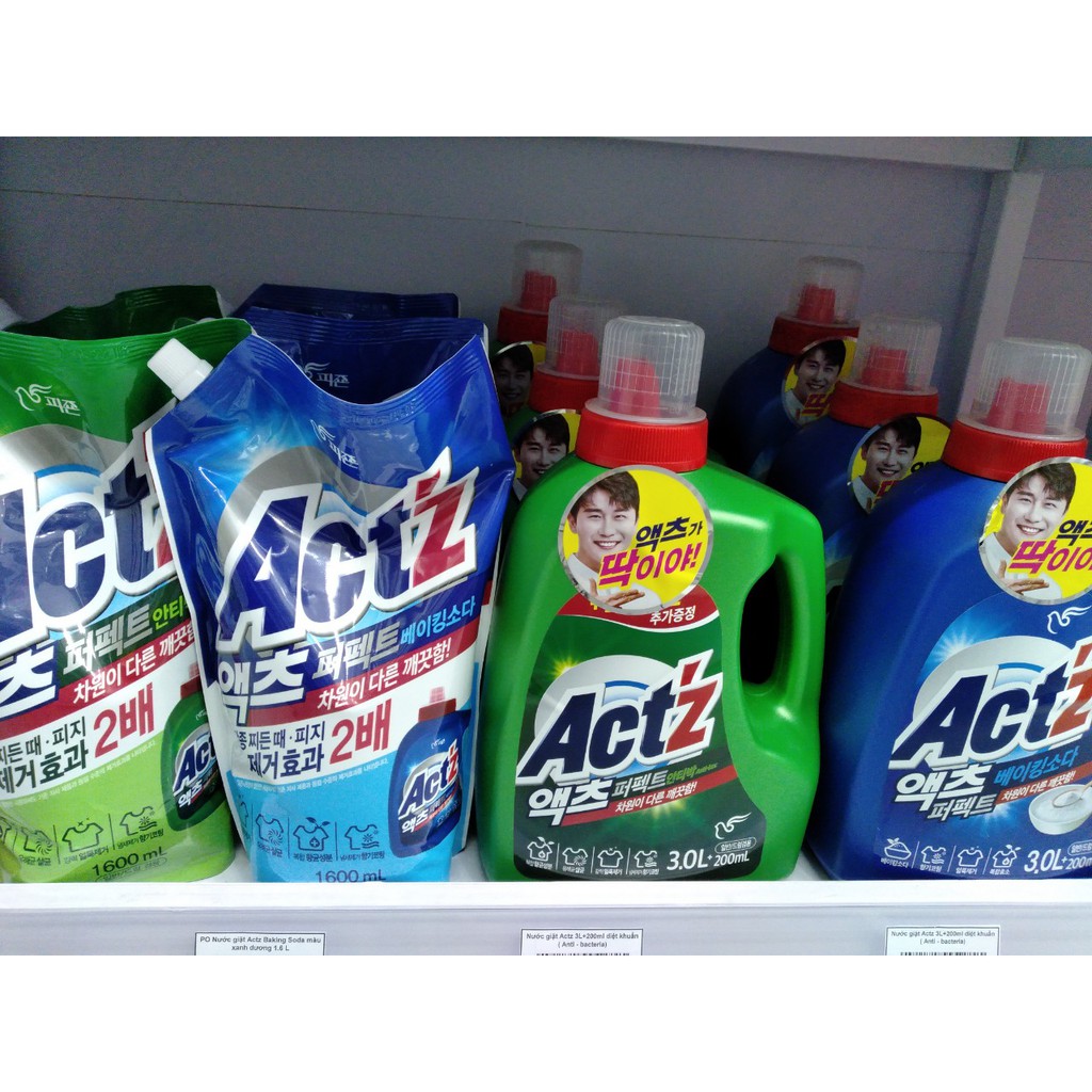 Nước Giặt Quần Áo Hàn Quốc ACTZ - Cực Thơm Lâu, Giữ Mùi Cực Tốt