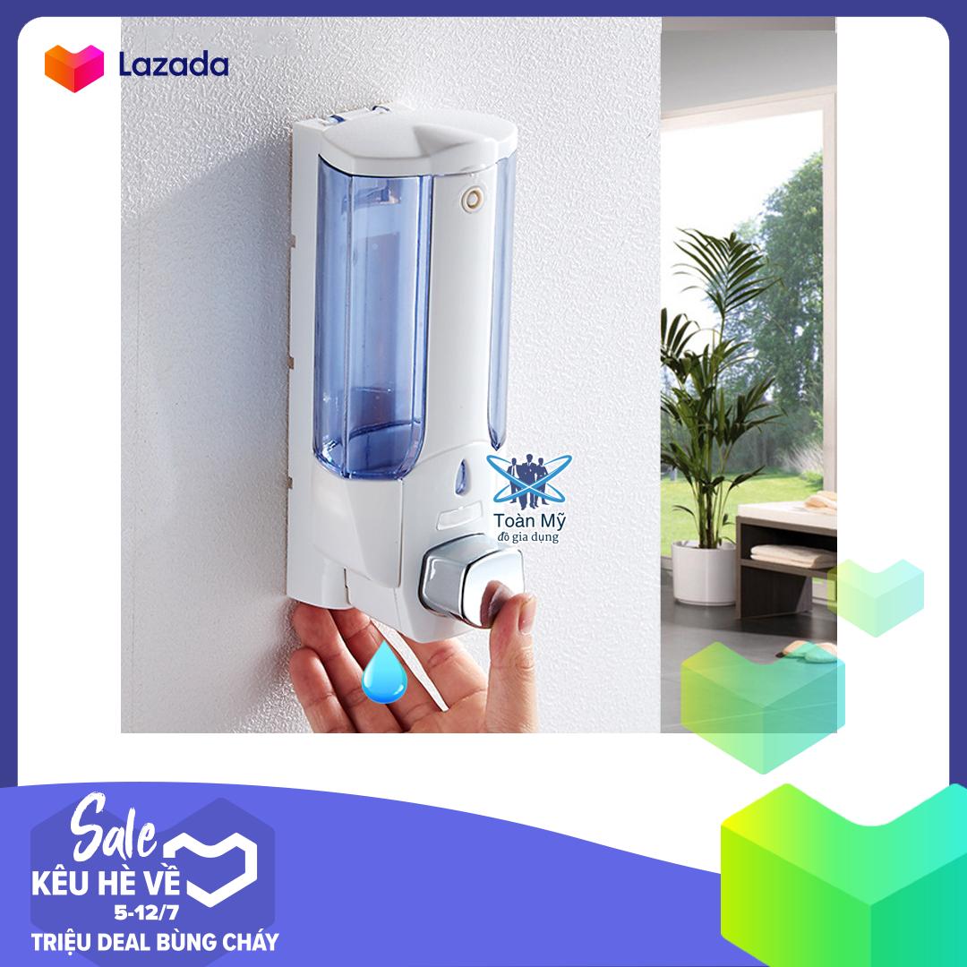 Hộp đựng nước rửa tay, xà phòng, dầu gội treo, gắn tường Xinda ZYQ-138 - 350ML, nhựa ABS bền, chống va đập