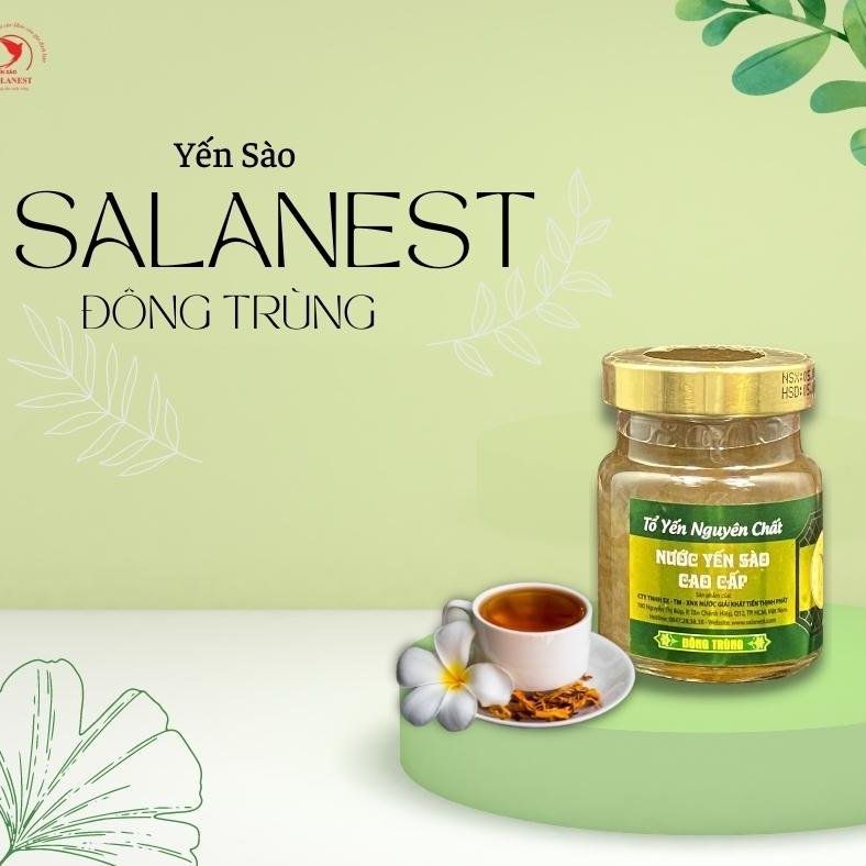 [Toàn quốc] Yến chưng đông trùng Salanest 20% tố yến x 12 hủ không hộp
