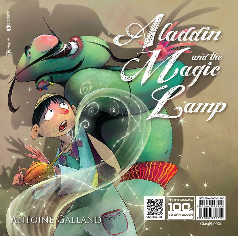 Fahasa - Ehon Aladdin Và Cây Đèn Thần - Aladdin And The Magic Lamp - Antoine Galland