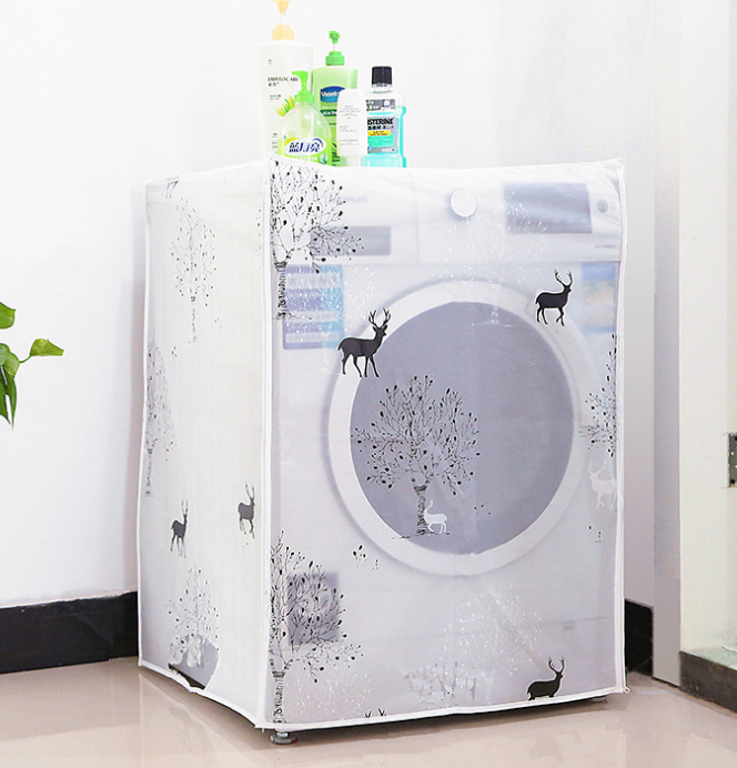 Áo trùm máy giặt cửa trên/ cửa ngang chống bụi - giao hình ngẫu nhiên