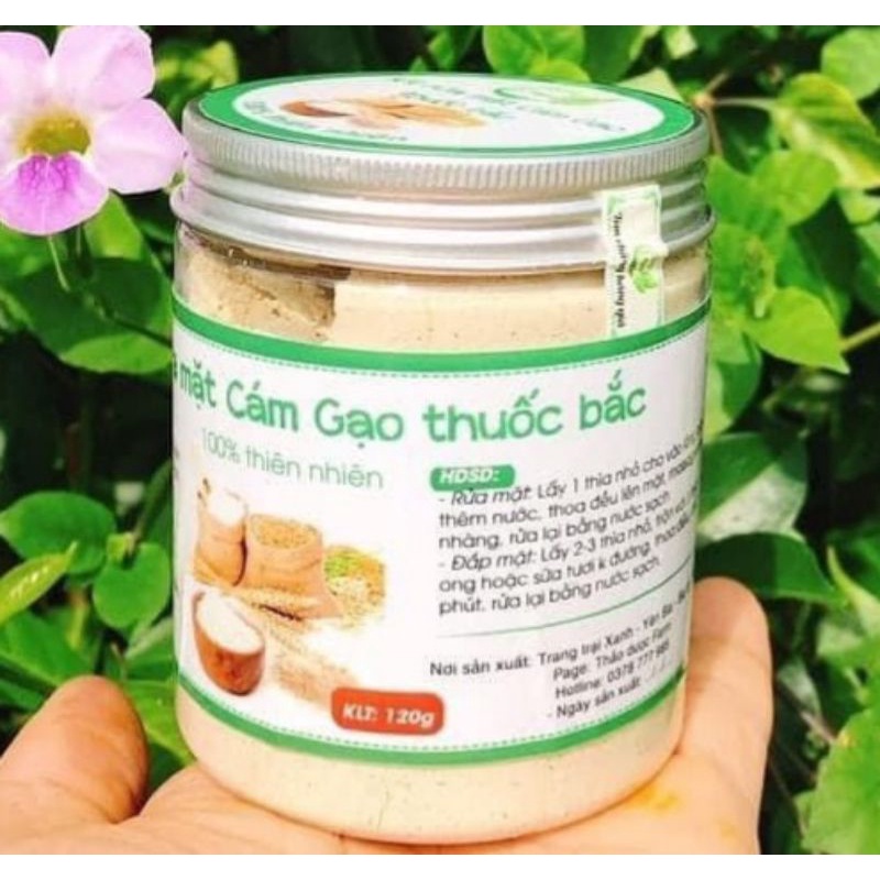 Bột rửa mặt cám gạo Thảo Dược