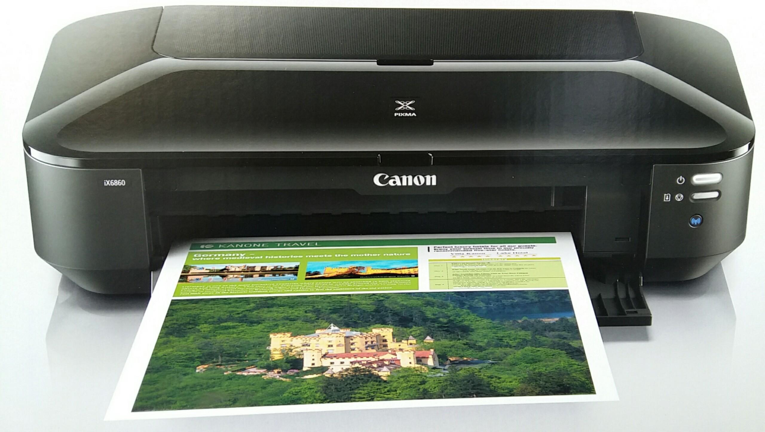 [Trả góp 0%]Máy in phun màu Canon IX6860 in Wifi khổ A3 A4 sử dụng mực hãng ( máy đã bao gồm bộ mực hãng đi kèm )