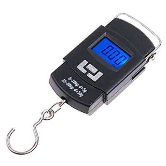 Cân mini xách tay A08 WeiHeng 50kg kèm pin