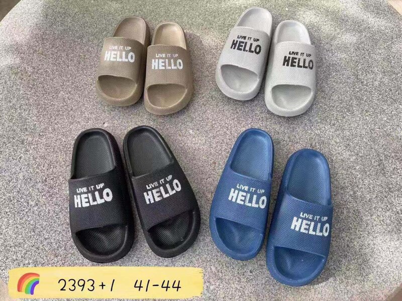 Dép bánh mì nam quai ngang Hello mới