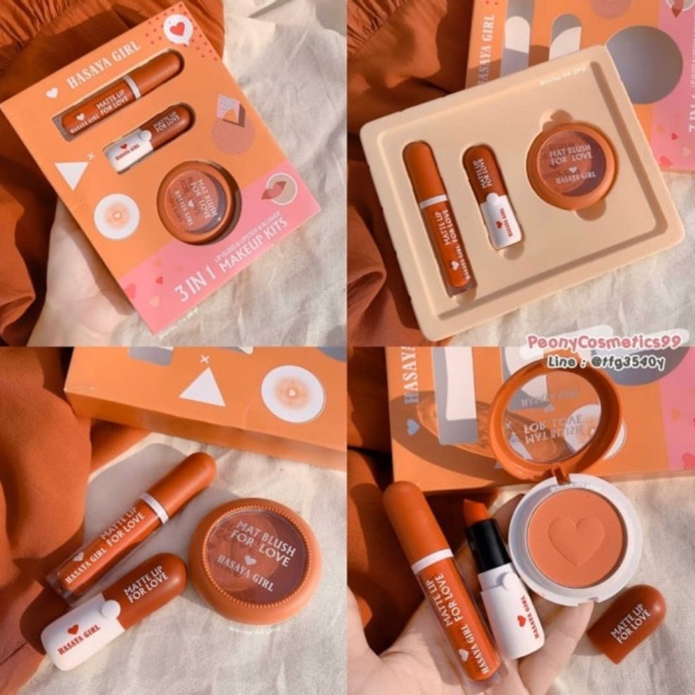 Set trang điểm 3in1 hasaya girl make up kit