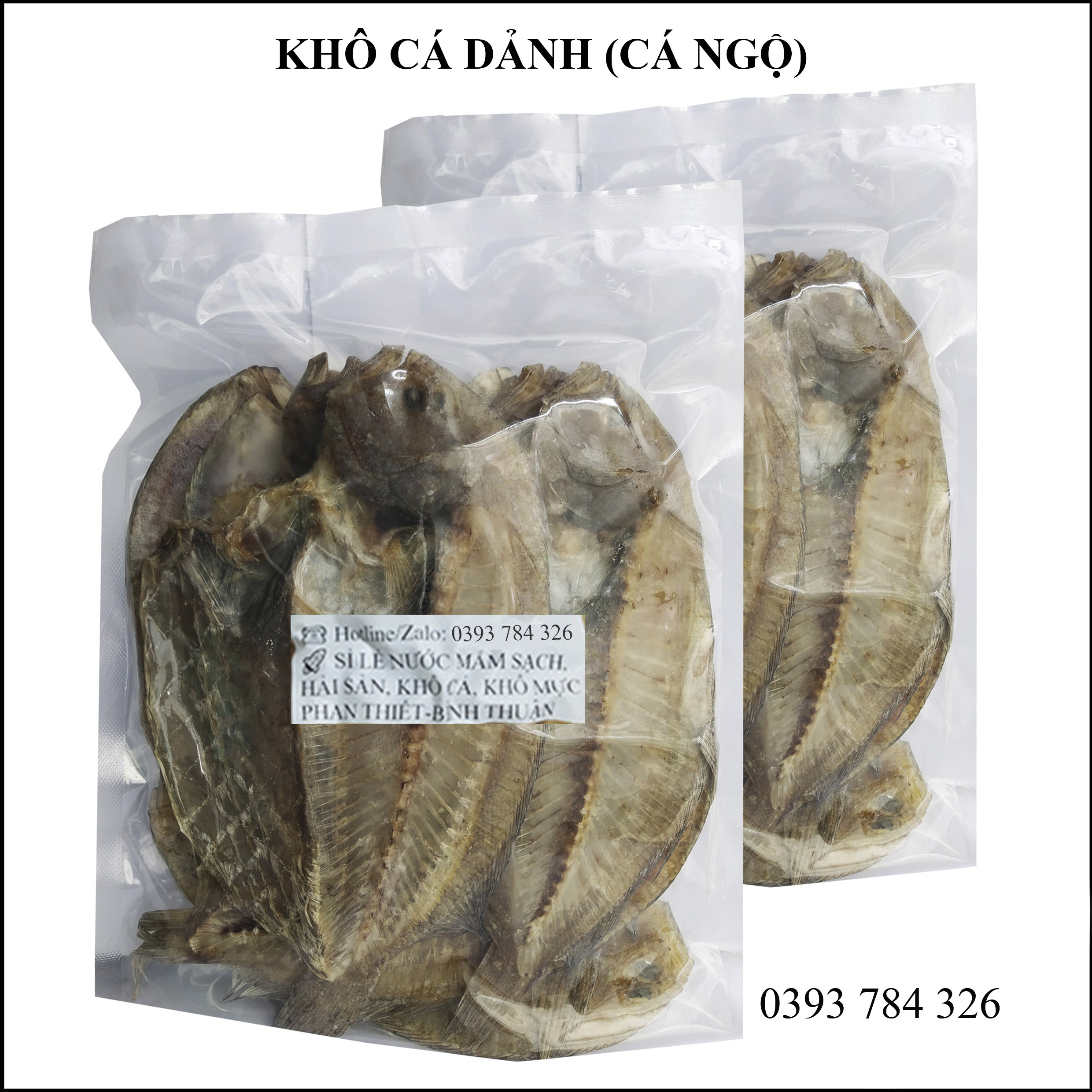 1KG Khô Cá Dảnh (Cá Ngộ) Loại Ngon Đặc Sản PHAN THIẾT-BÌNH THUẬN