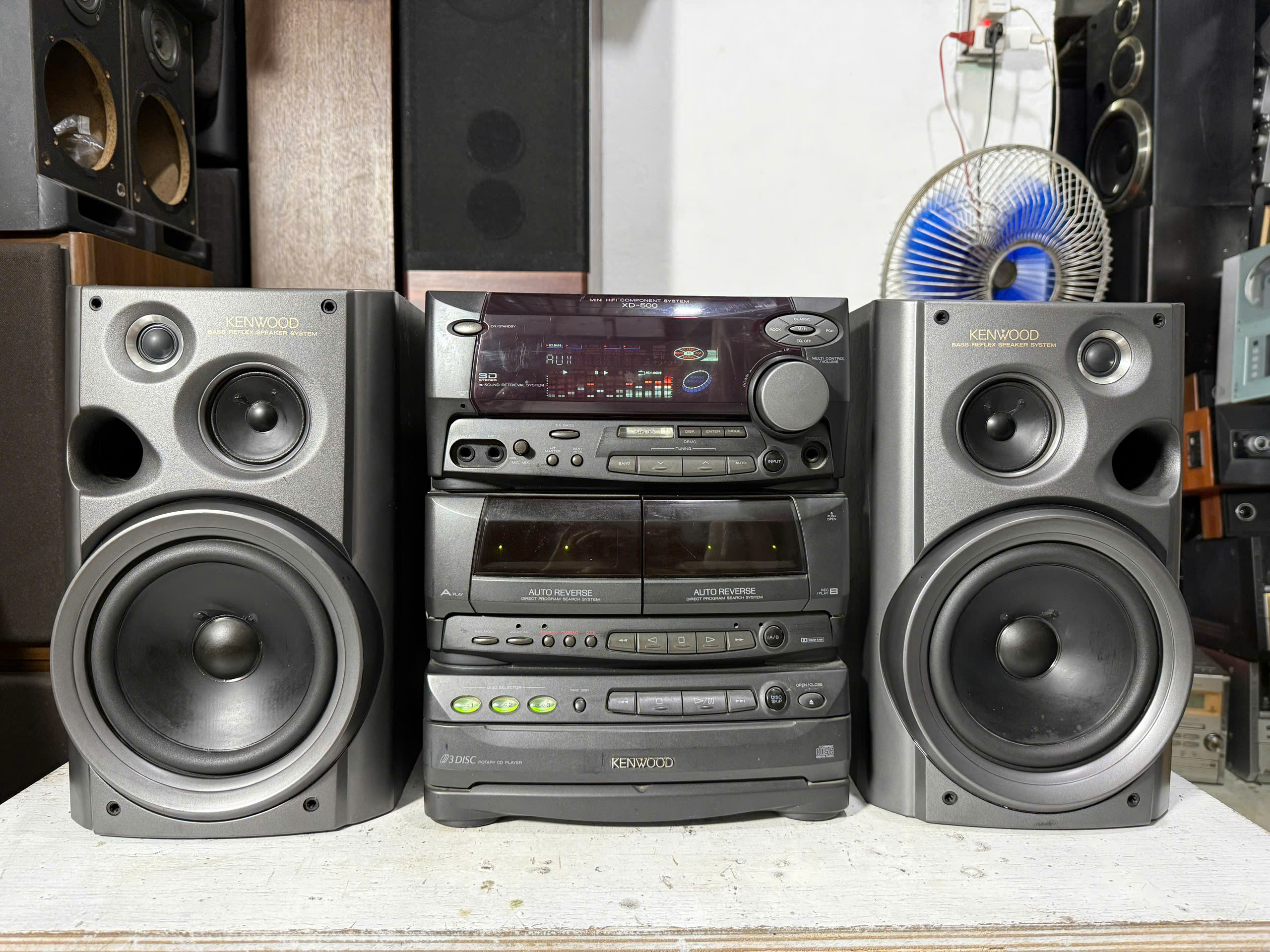 Bán bộ dàn trung nghe nhạc khủng bố Kenwood RXD - 500 ( loa L550) Bãi nhật về hát cực tốt 2026
