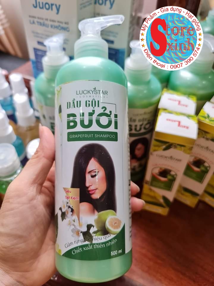 Dầu gội bưởi lucky star 500ml.