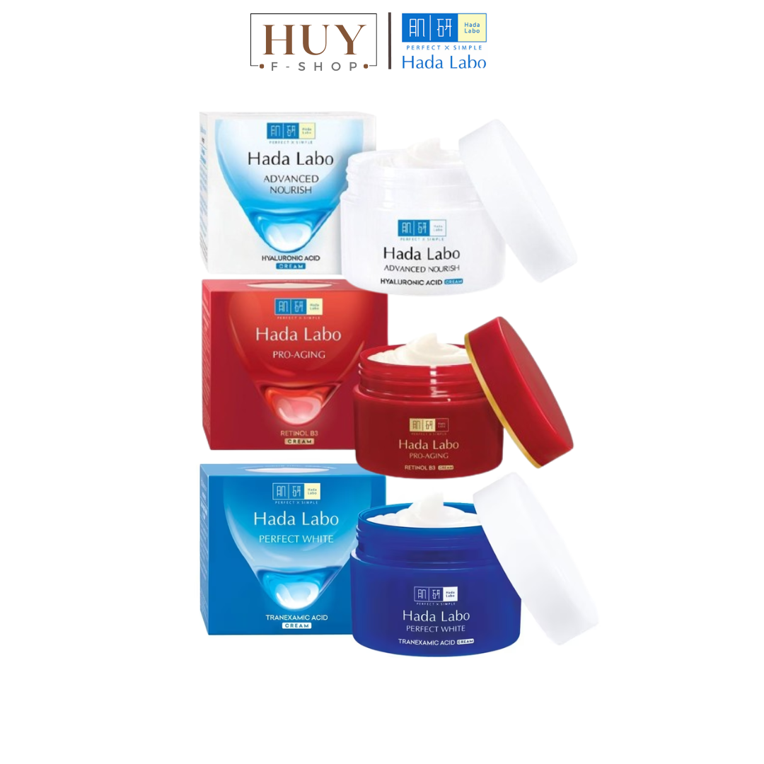 HADA LABO Advanced Nourish Hyaluron / Perfect White Cream 50g