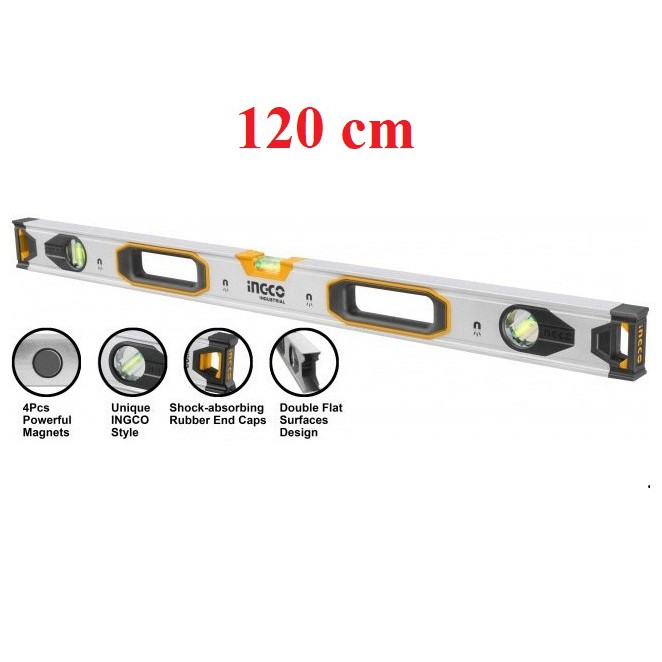 1200mm thước thủy từ tính ingco hsl38120m