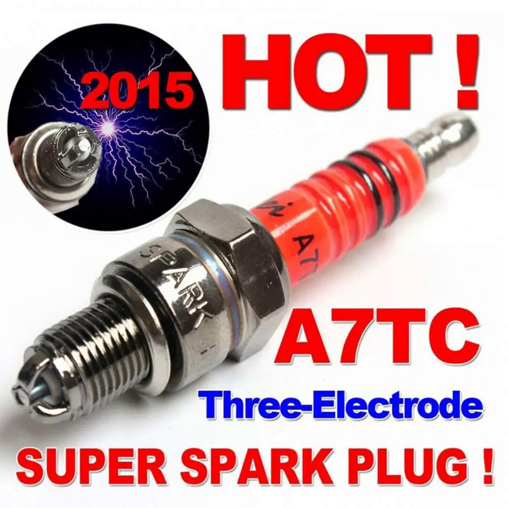 1PC hiệu suất cao xe máy 10mm bugi d8tjc cho 50cc-150cc cho ATV GY6 50cc 110cc 125cc 150cc xe máy cắm