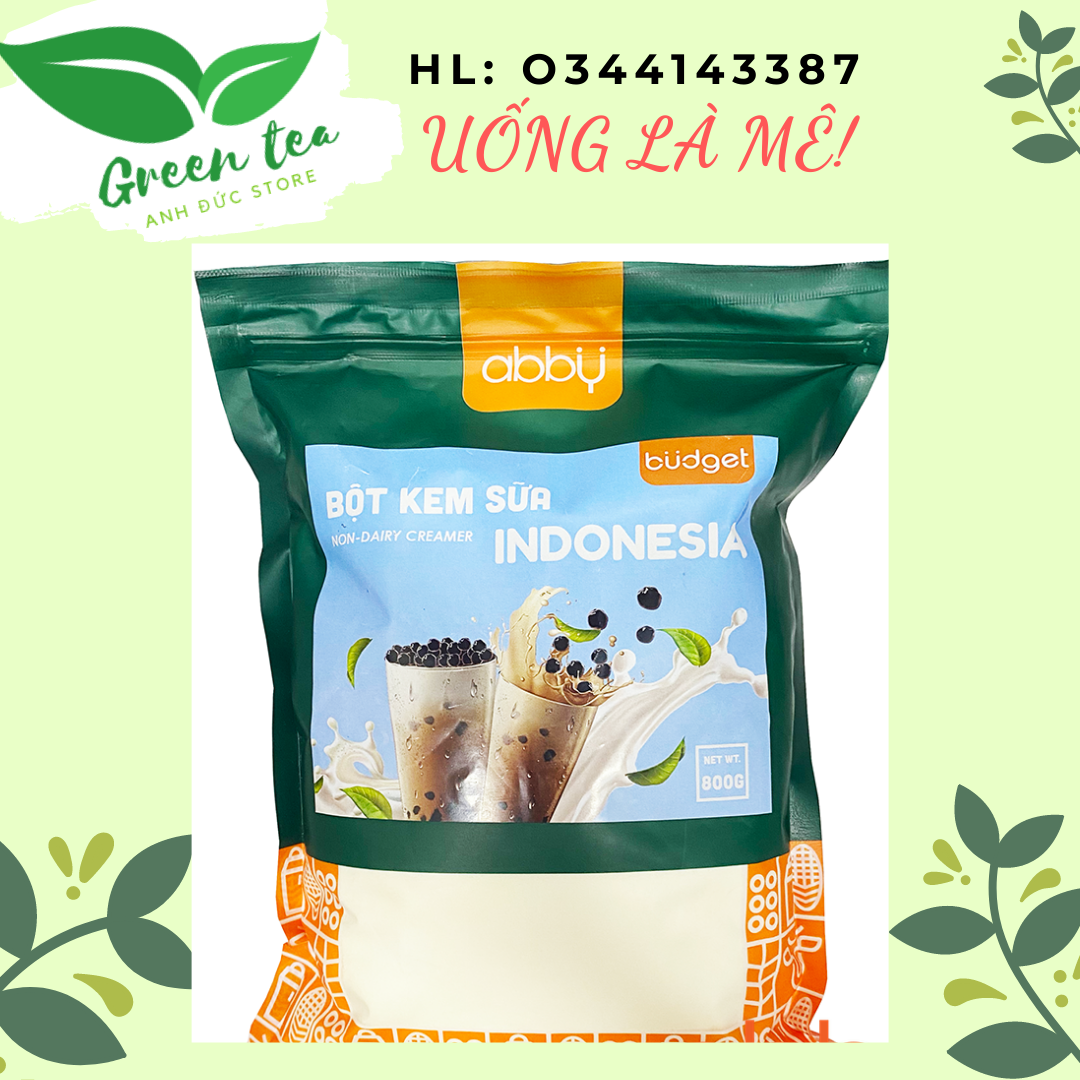 Freeship/bột kem sữa indo 800g/uống là mê