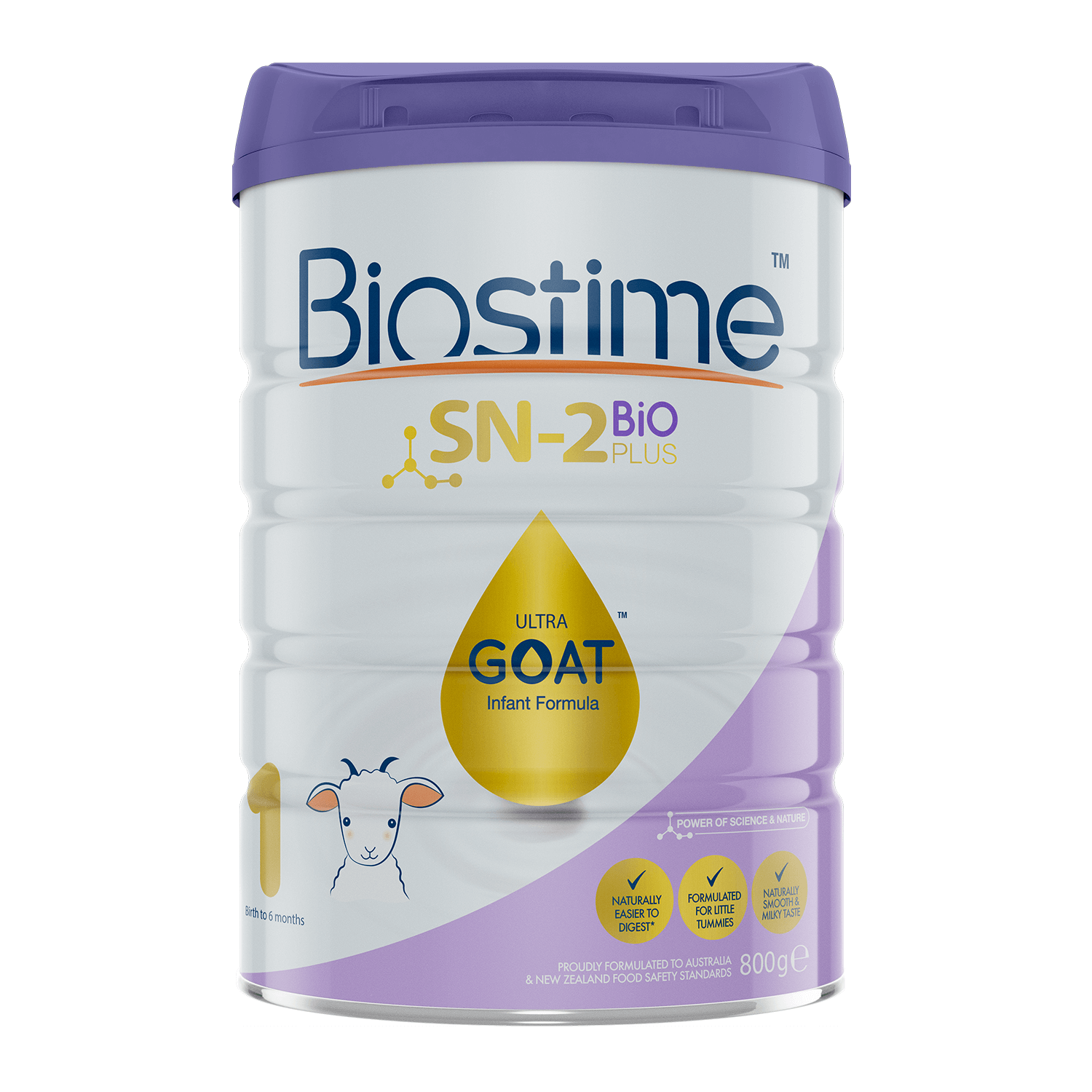 Sữa dinh dưỡng công thức Biostime SN-2 Bio Plus Utral Goat số 01 800g 0-6