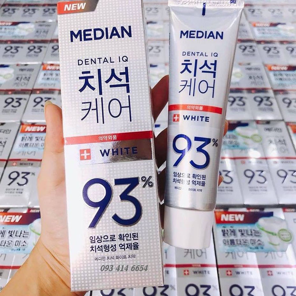 Kem đánh trắng răng demian 93% tooth-paste 120gr màu trắng