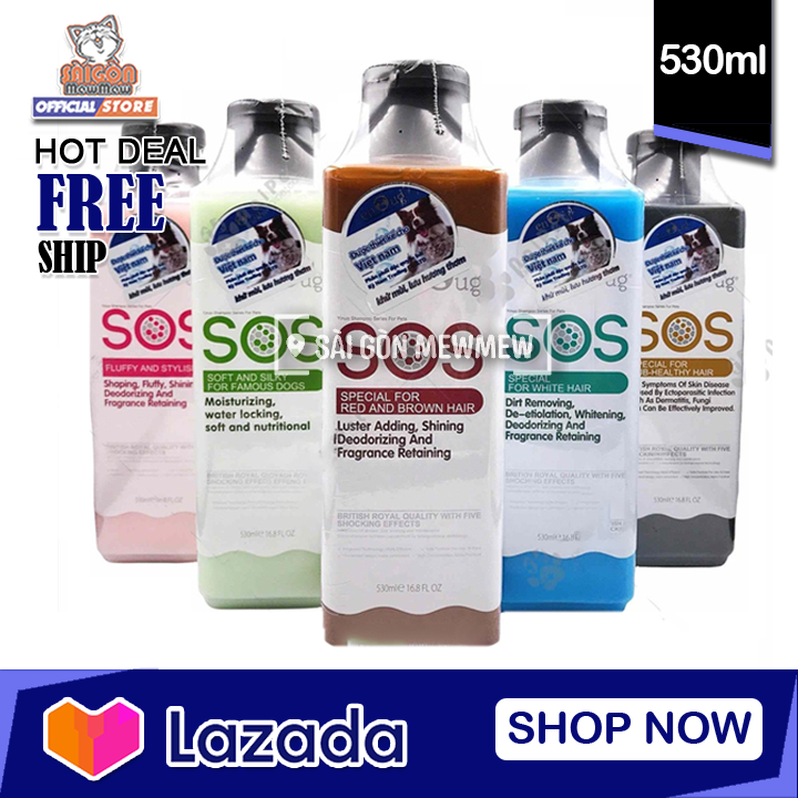 Sữa tắm sos cho thú cưng 530ml