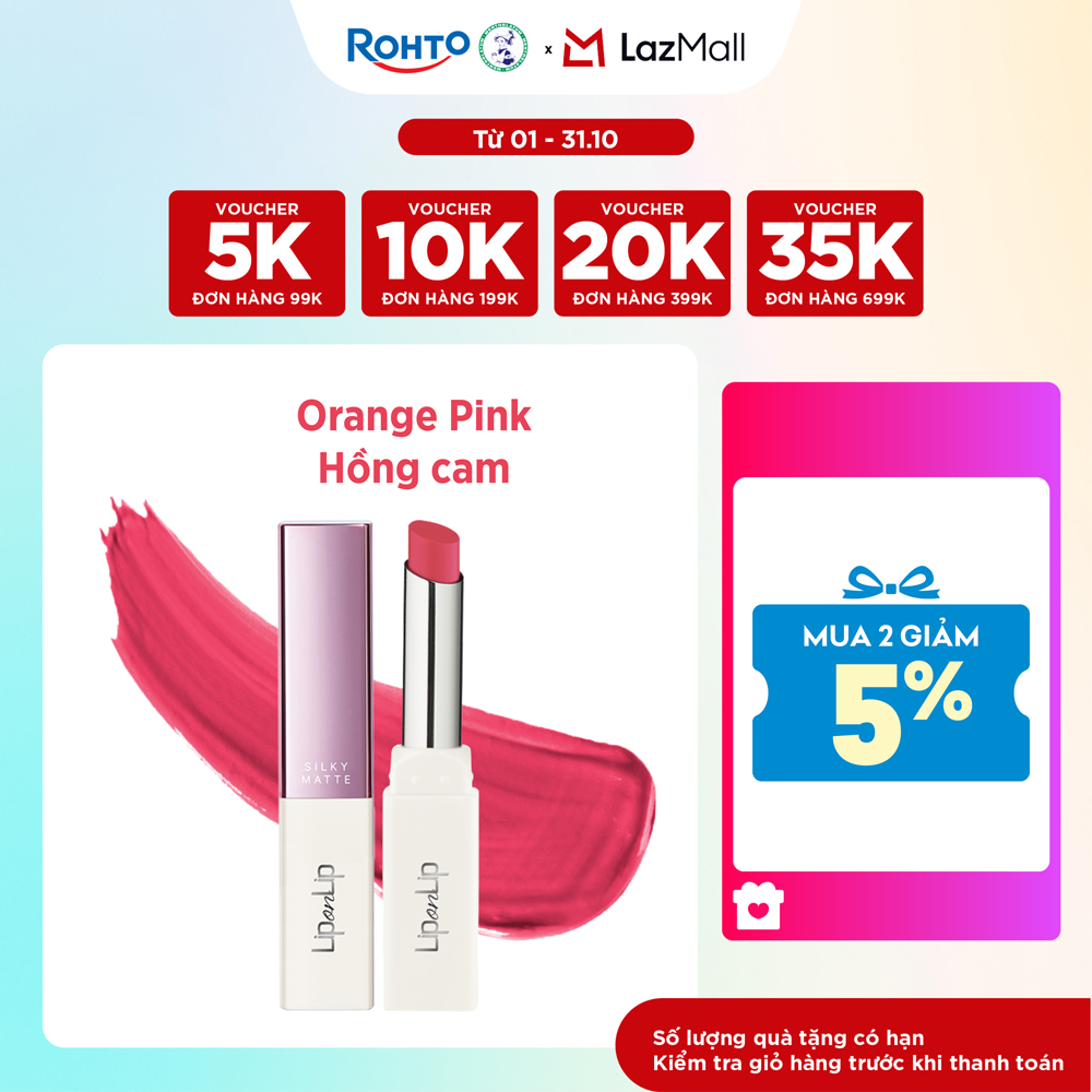 Son lì dưỡng môi siêu mịn Lip On Lip Silky Matte 2.2g