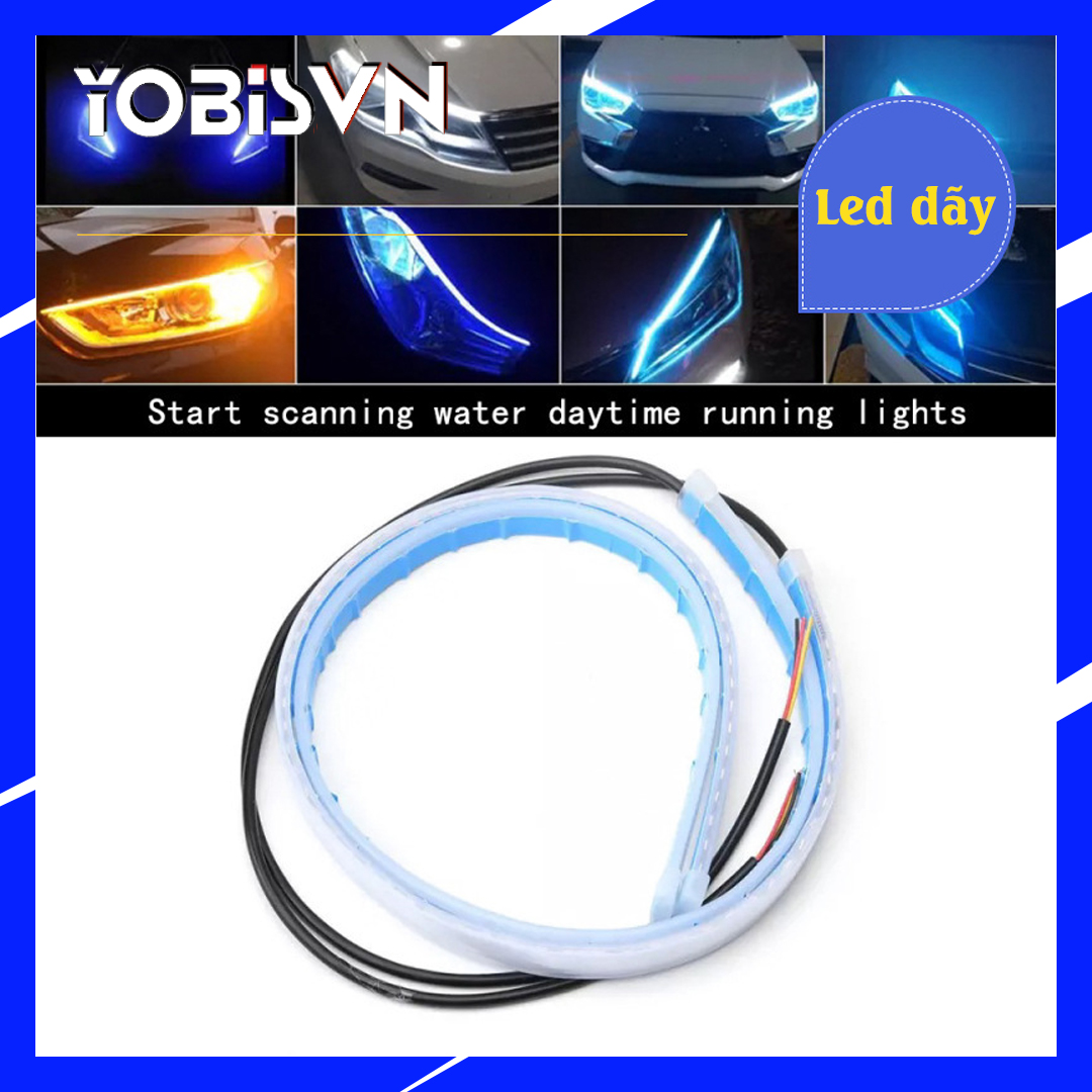 Led dây 2835 12v cuộn 30cm, 60cm ánh sáng trắng, vàng
