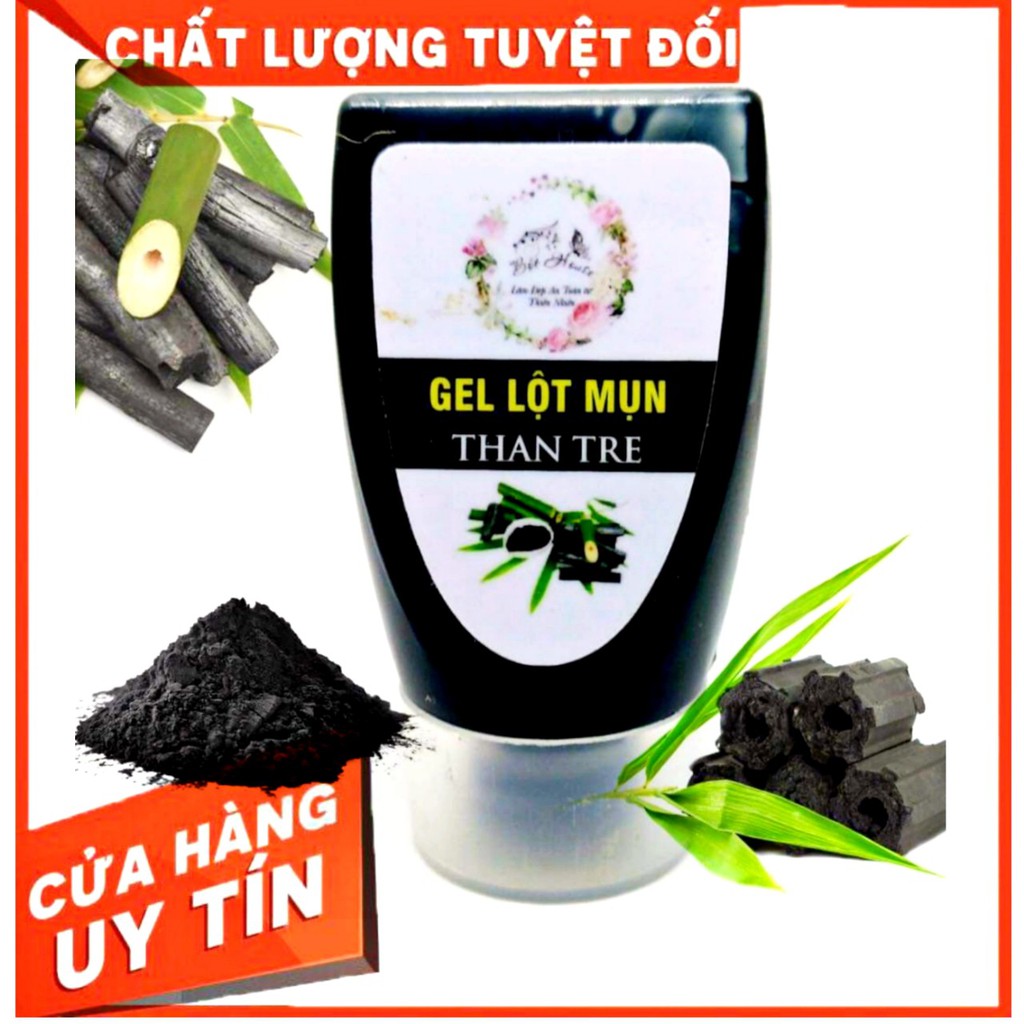 [HCM]Gel Lột Mụn Than Tre Handmade Nhà Bột Giảm Mụn Cám  Hút Bụi Bẩn Bã Nhờn Trên Da