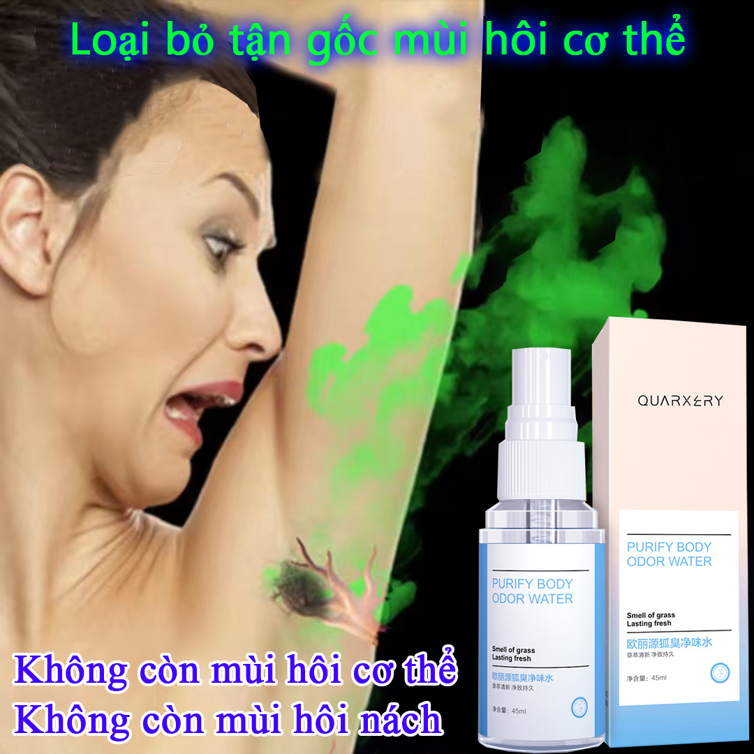 Xịt khử mùi hôi khử sạch mùi hôi 45ml Khử mùi tận gốc loại bỏ hôi chân mùi hôi chân mồ hôi chân hôi nách Thải độc Dùng loại bỏ vi khuẩn Khử mùi nam nữ