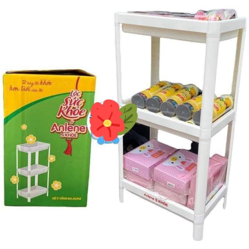 Kệ đa năng 3 tầng inochi tokyo quà tặng của sữa anlene