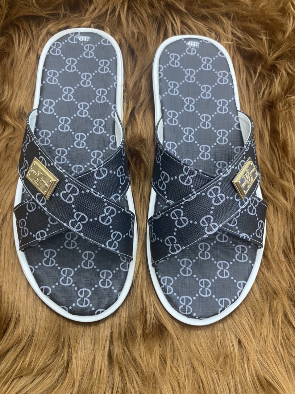 ( Video thật ) Dép nam hàn quốc LV hót năm 2020 (bán ra từ nhà sx) HVTL-FASHION HVTL-FASHION HVTL-FASHION