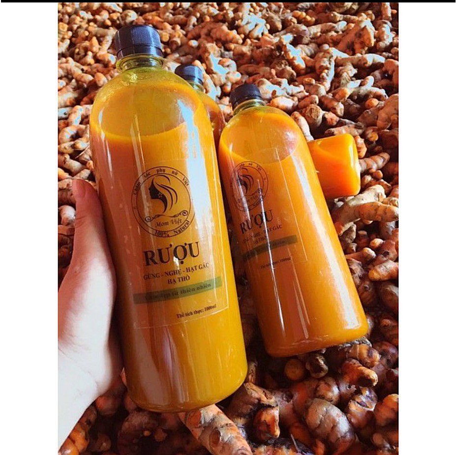 1000ml Cốt Gừng nghệ gấc hạ thổ làm đẹp - Giải cảm sau sinh
