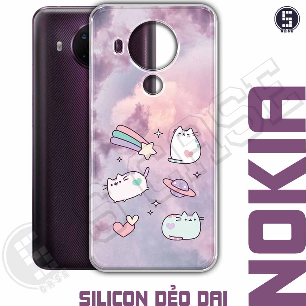 Ốp điện thoại nokia 5.4, nokia 5.3, nokia 5.1, nokia 5.1 plus, nokia x5, nokia 5 hình cute cat a900-011