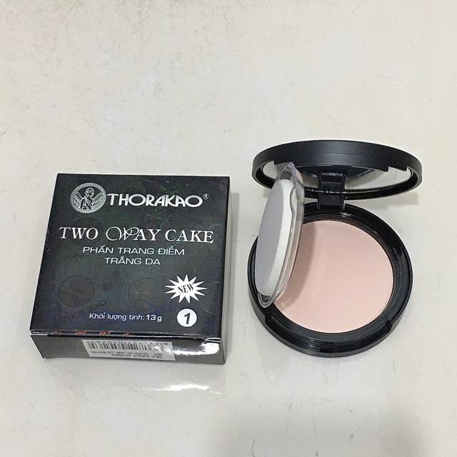 PHẤN TRANG ĐIỂM THORAKAO TRẮNG DA TWO WAY CAKE 13G - SỐ 1