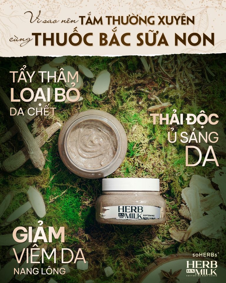 Tẩy tế bào chết sữa non