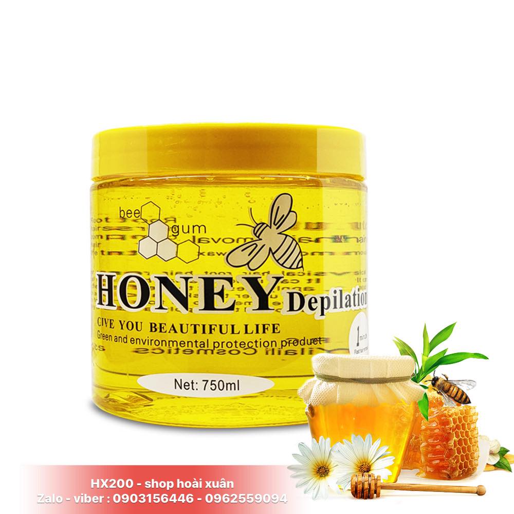 Sáp wax lông horshion con ong wax lạnh mật ong hàn quốc 750ml - hx200