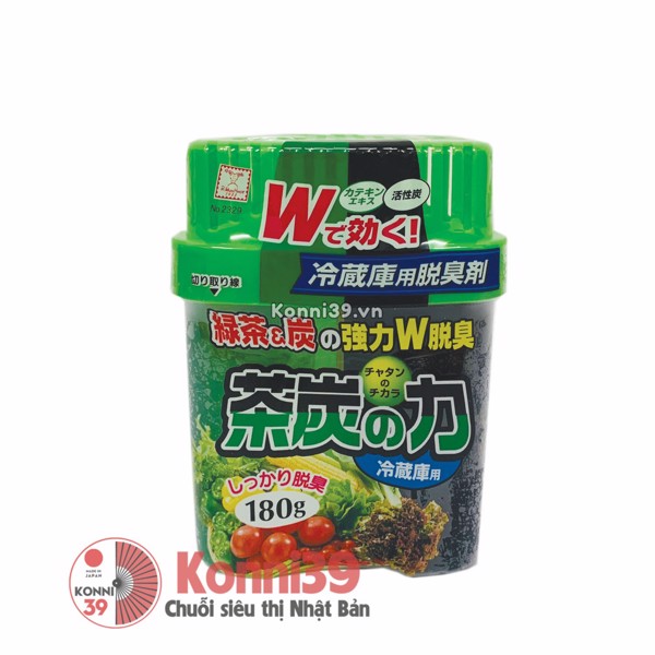 Hộp khử mùi tủ lạnh kokubo 180gr - hộp khử mùi giúp loại bỏ mùi hôi trong tủ lạnh tránh các mùi thực phẩm bị trộn lẫn vào nhau