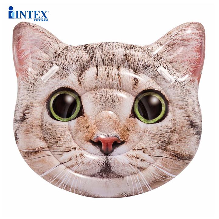 Phao bơi mặt mèo khổng lồ INTEX 58784 - Phao bơi cho bé, Phao bơi trẻ em, người lớn