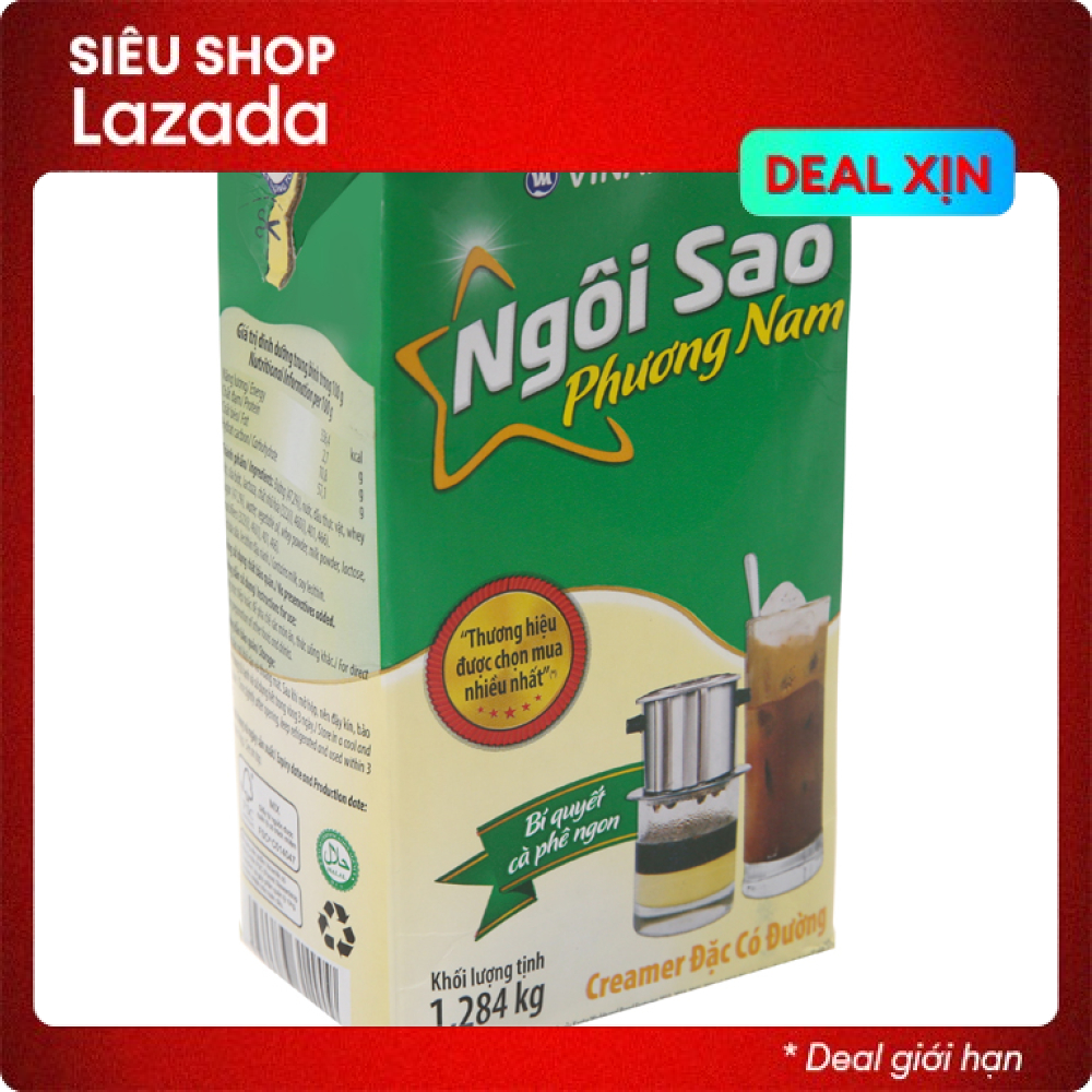 Combo 2 Sữa đặc Vinamilk Ngôi sao Phương Nam Có đường 1284g