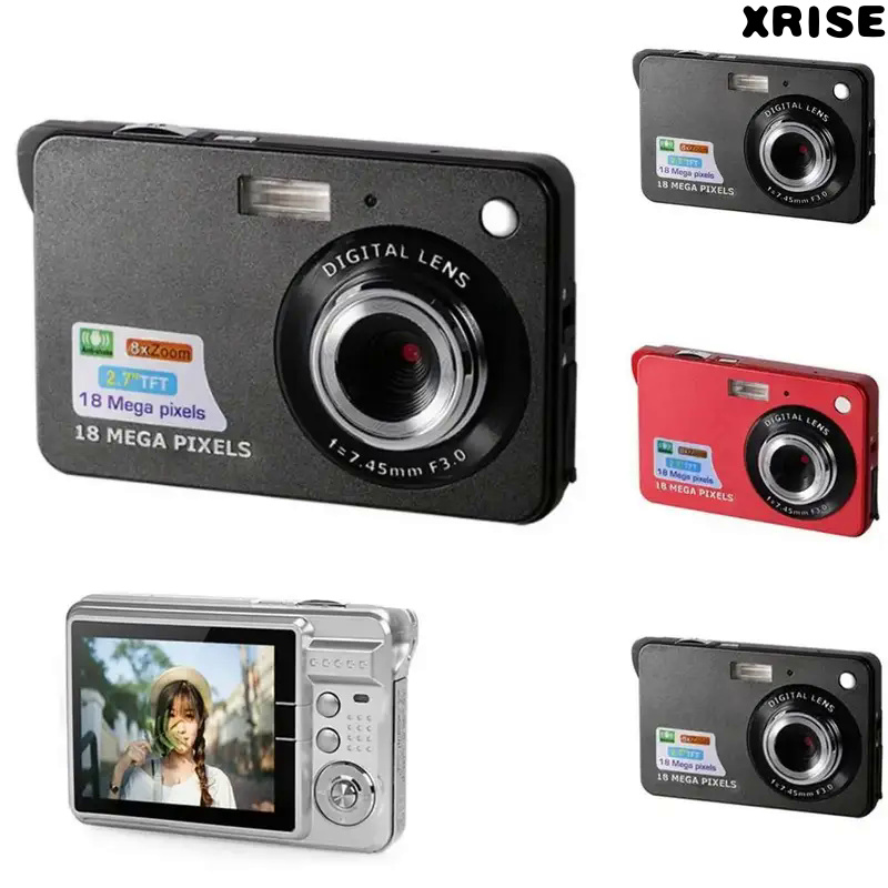 Hot HD Digital Camera With LCD Screen Child Cameras Outdoor Anti-Shake Instant Photo Camera Rechargeable Photography Camcorder Giá 571,078 Đồng*Miễn phí vận chuyển