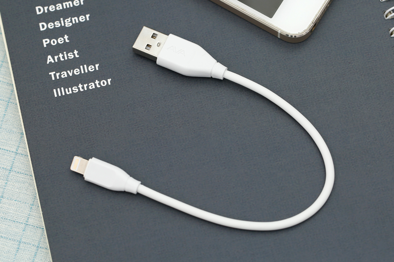 Cáp sạc Iphone, dài 25 cm, cáp sạc lighting, cáp sạc nhanh cao cấp dùng sạc dự phòng - thế giới sỉ lẻ 4