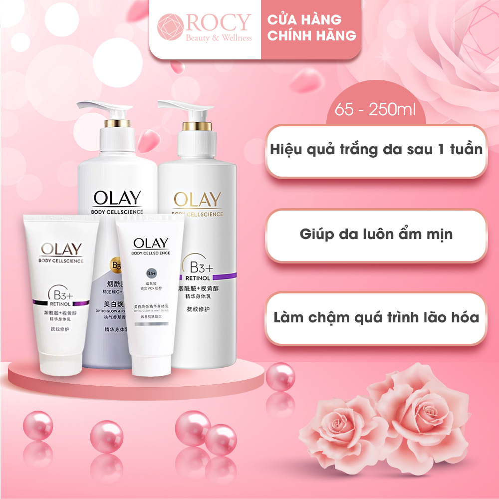 Sữa Dưỡng Thể Olay B3 Retinol - Olay Bright Ultra Whitening Dưỡng Trắng Toàn Thân