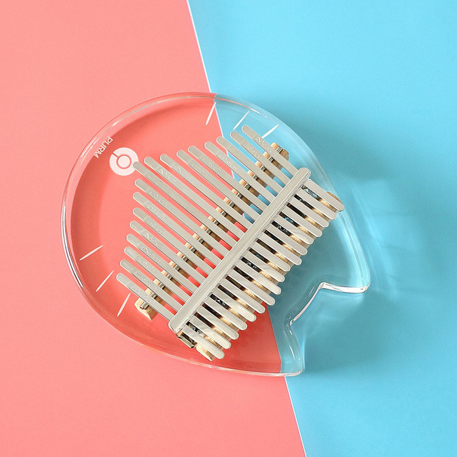 [HCM]Đàn kalimba 17 phím PURM -HH0002- Mèo neko Pha lê trong suốt Nhật Bản