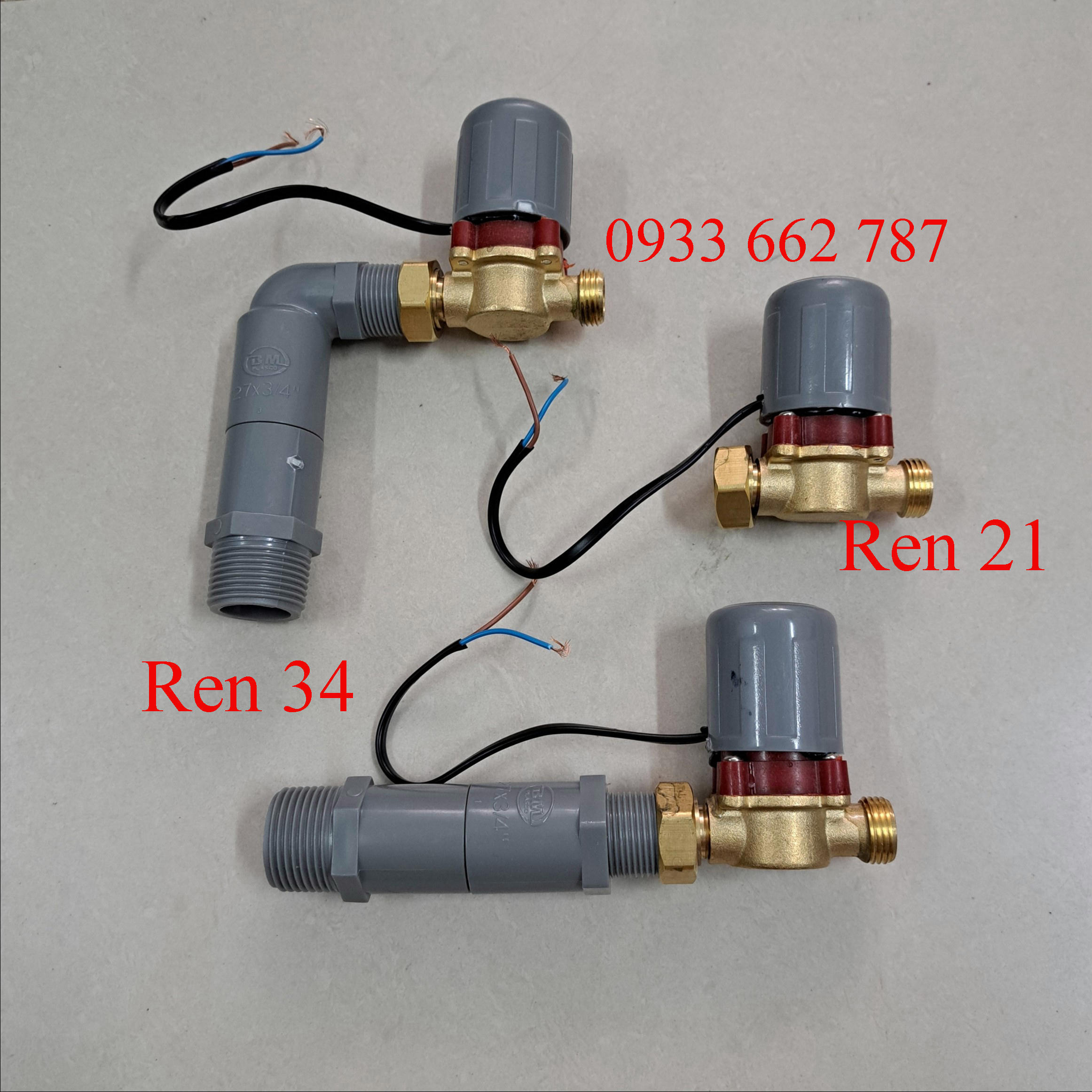 Cảm biến dòng chảy, role dùng chế bơm tăng áp tự động từ 125W đến 200W