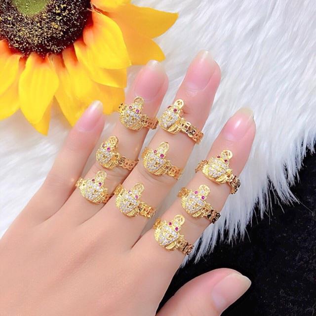 ✢  [Mã FAMARAL2 giảm 10K đơn 50K]Nhẫn cóc kim tiền tài lộc thiết kế cao cấp Orin N672