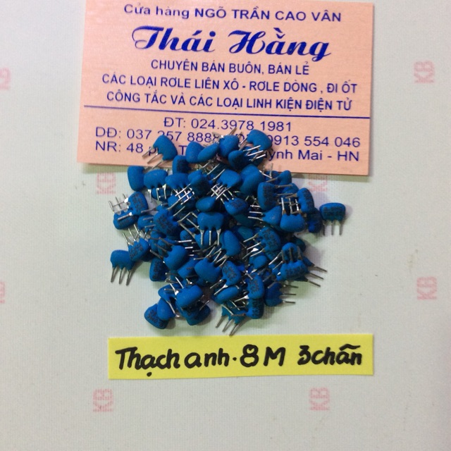 Thạch anh 8 m /3 chân giá 20 chiếc